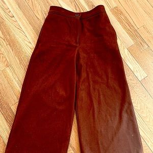 Wide leg wool pants from cos